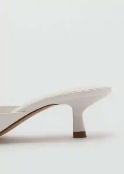 Sandalias Lidia Blanco Talla 37 Mujer Mango