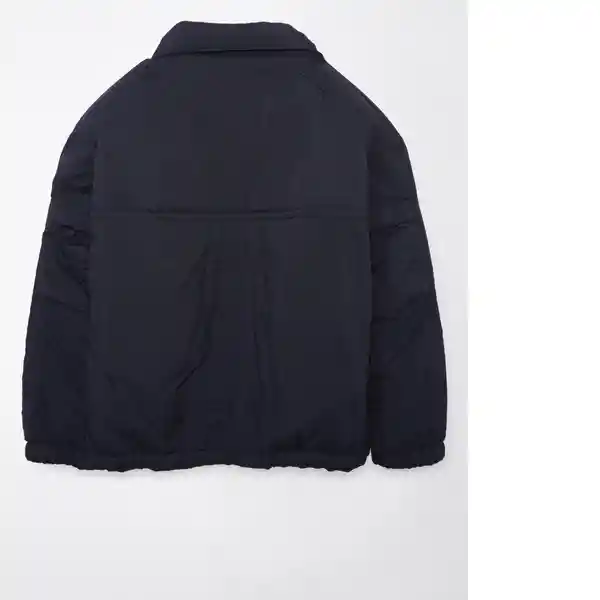 Chaqueta Mujer Negro Talla: LARGE American Eagle