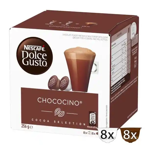 Cápsulas de Chocolate NESCAFÉ DOLCE GUSTO Chocochino x 256g