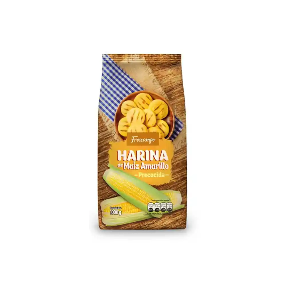 Harina De Maíz Amarillo Frescampo