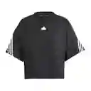 Adidas Camiseta Fi 3s Tee Mujer Negro Talla L IP1571