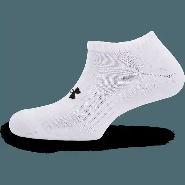 Under Armour Pack Medias Core no Show Blanco T. MD 1363241-100