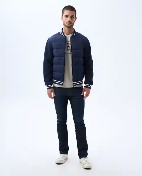 Chaqueta Hombre Azul Talla S 822F002 Americanino