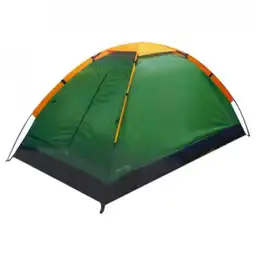 Clark Home Carpa Dome Redwood Verde Naranja 2 Personas