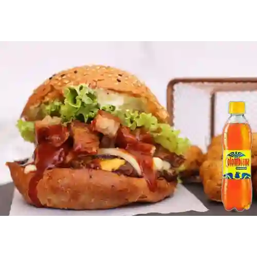 Combo hamburguesa todo terreno + colombi