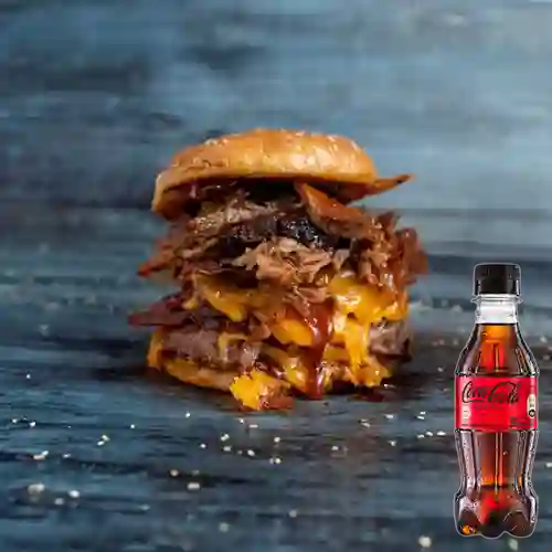 Combo Hamburguesa La Dorada +Cocacola S/az 250ML