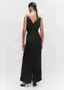 Enterizo Mono Black Negro Talla XS Mujer Mango