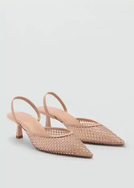 Zapatos Greta Nude Talla 35 Mujer Mango