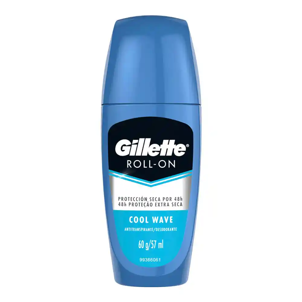 Gillette Desodorante en Roll-On Cool Wave