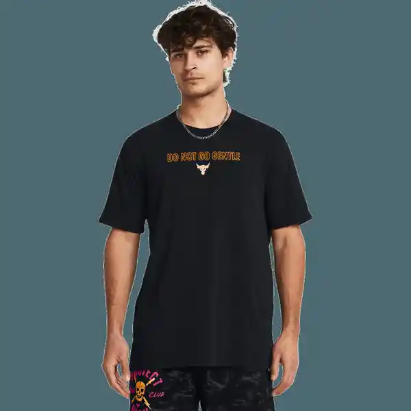 Under Armour Camiseta Pjt Rck Rage Graphic Ss Hombre Negro LG