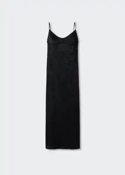 Vestido Jackie Negro Talla L Mujer Mango