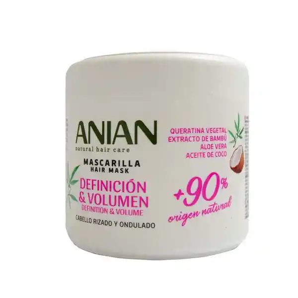 Anian Mascarilla Definición & Volumen