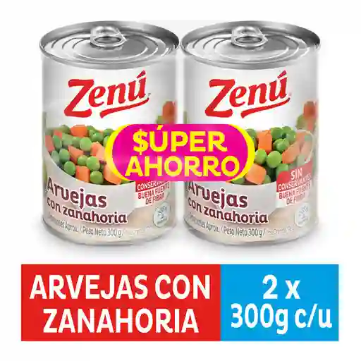 Zenú Arvejas con Zanahoria