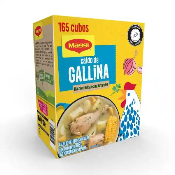 Caldo de Gallina MAGGI 164 cubos x 1815g