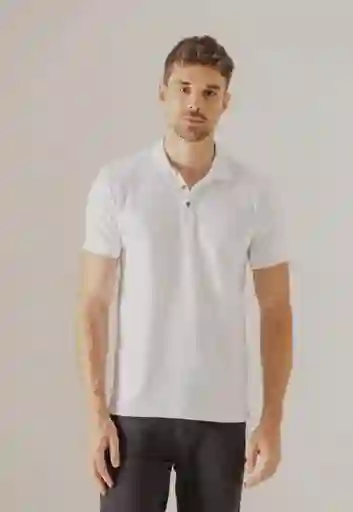 Camiseta Polo Para Hombre Blanco Talla S Arkitect