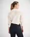 Camisa Crudo Prístino Claro Talla XS 619F013 Esprit