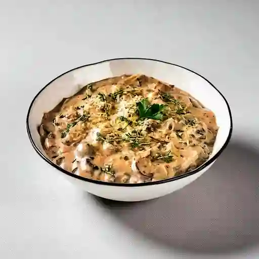 Basa en Salsa de Champiñones