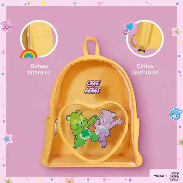 Maleta de Moda Colección Care Bears Amarillo Miniso