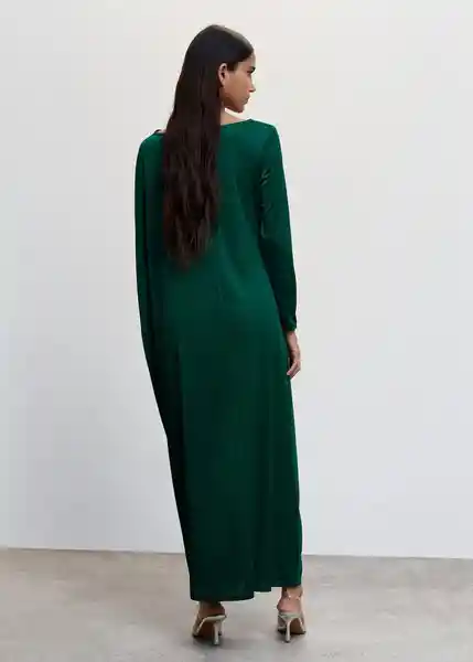 Vestido Leia-A Verde Talla XL Mujer Mango