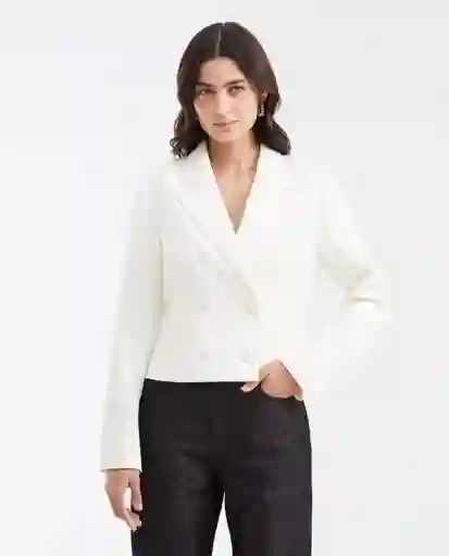 Blazer Texture Crudo Marfil Claro Talla XS Chevignon