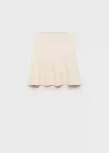 Top Marti Crudo Talla S Mujer Mango