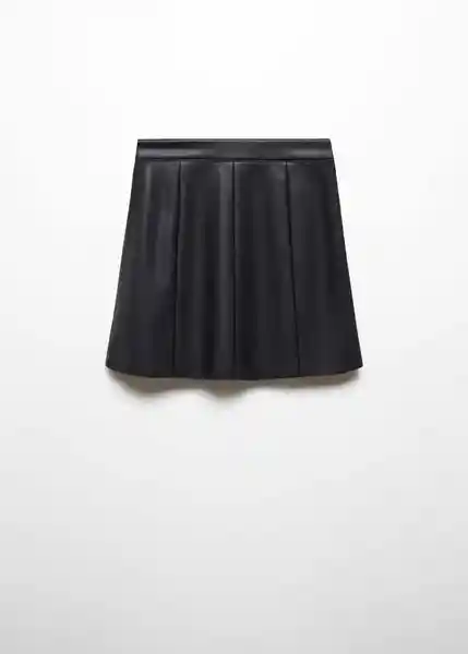 Falda Tablita Niñas Negro Talla 21 Mango