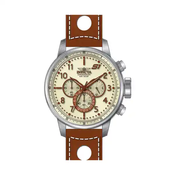 Invicta Reloj Hombre Marrón Claro Inv25725