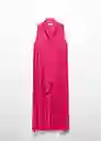 Vestido Turmalin-A Fucsia Talla S Mujer Mango