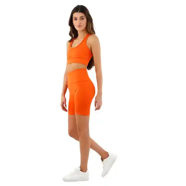 Short Biker Serena Naranja Talla Xs