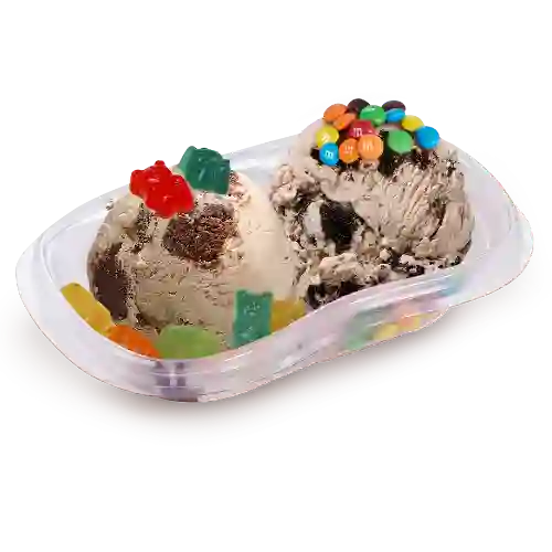 Vaso 2 Bolas 180g Exclusivo + Topping