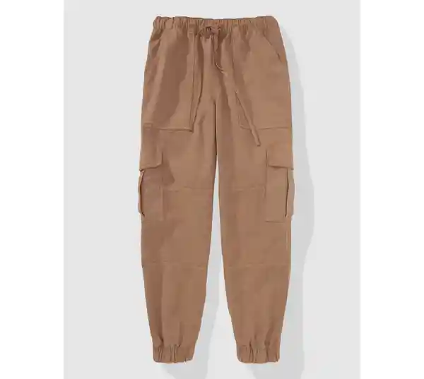 Pantalón Jogger Aerie Café Talla Med Regular American Eagle