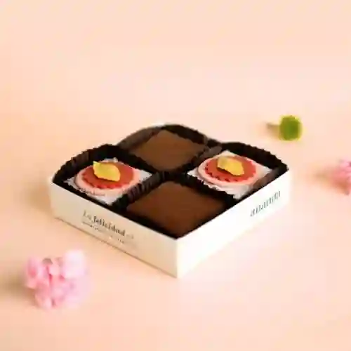 Brownies X4 Cubierto Chocolate
