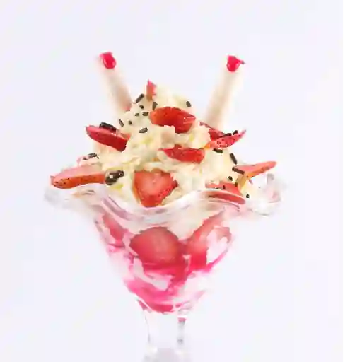 Fresas con crema