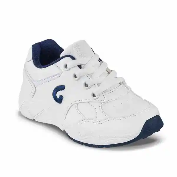 Los Gomosos Tenis Gomyschool New Unisex Blanco y Azul Talla 33