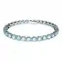 Pulsera Matrix Azul M AQUA/RHS M Swarovski