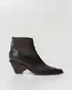 Botas Western Femenino Negro Sombrío Ultraoscuro T.35 Chevignon