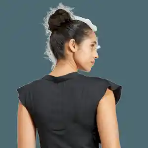 Adidas Camisa Polo Power Boxy Tk Mujer Negro Talla S Ref: IW1496