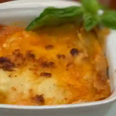 Lasaña de Pollo y Champiñones