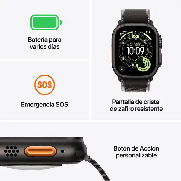 Apple Watch Ultra 3 GPS + Cellular Black Titanium 49 mm