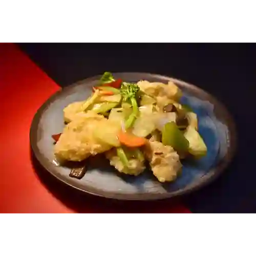 Pescado con Verduras