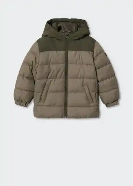 Anorak Amerbloc Gris Talla 10 Niños Mango