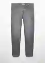 Jean Jan Tejano Gris Talla 46 Hombre Mango