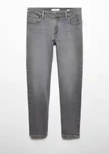 Jean Jan Tejano Gris Talla 46 Hombre Mango