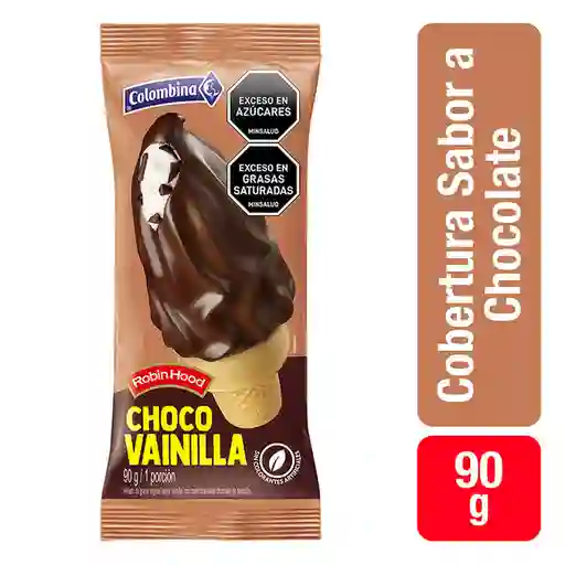 Robin Hood Cono Helado Sabor Chocolate con Vainilla