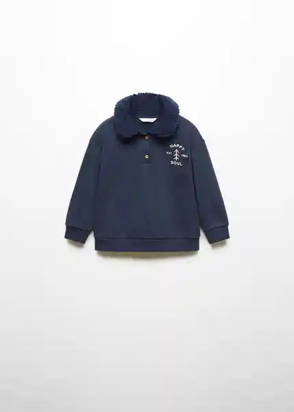 Sudadera Soul Navy Talla 67 Niños Mango