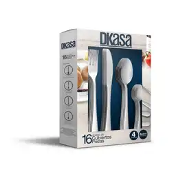 Juego De Cubiertos 4 Puestos 16 Piezas