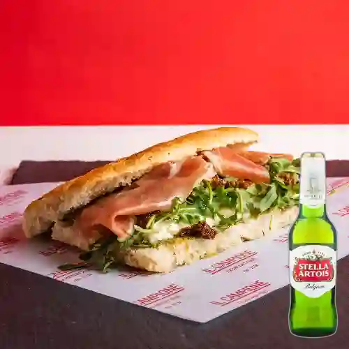 Combo Panini Piacere + Stella Artois 350 ml