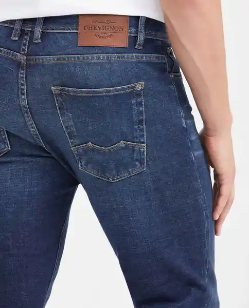 Jean Súper Slim Fit- Rider Azul Clásico Oscuro 32/32 Chevignon