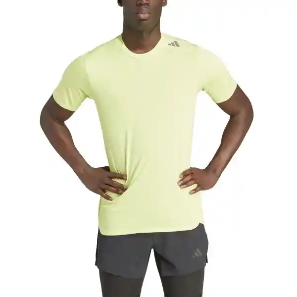 Adidas Camiseta D4t Hr Hiit Tee Para Hombre Verde Talla XL