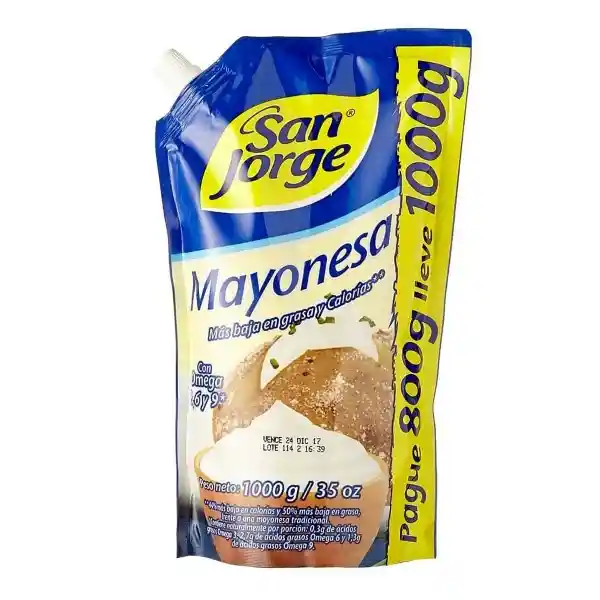 San Jorge Mayonesa Baja Grasa Calor